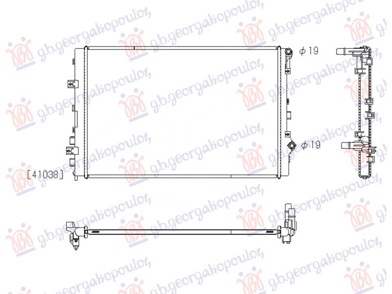 HLADNJAK MOTORA DODATNI (610x420) (NISSENS)