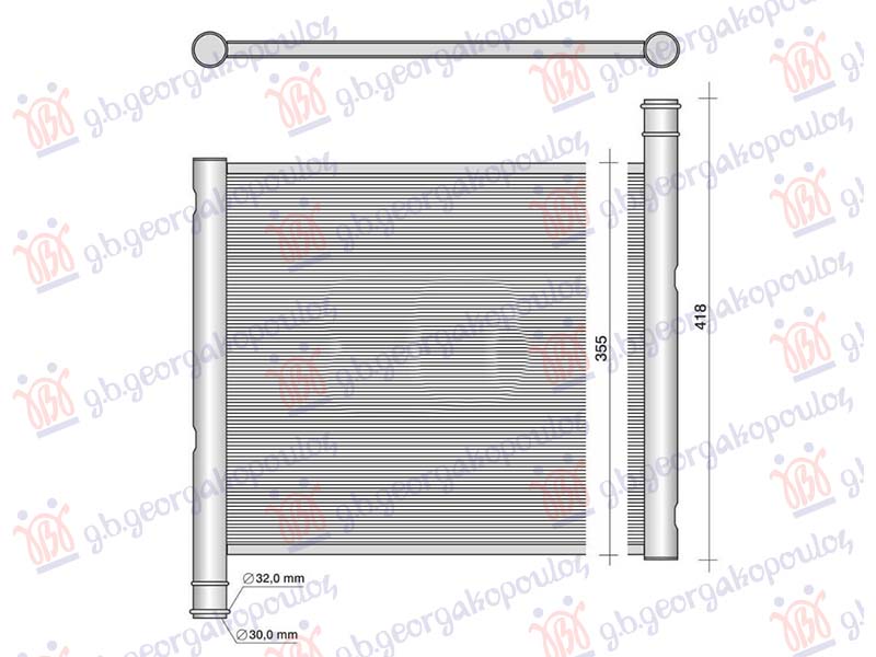 HLADNJAK MOTORA ZA SVE MODELE (38x35) (NRF)