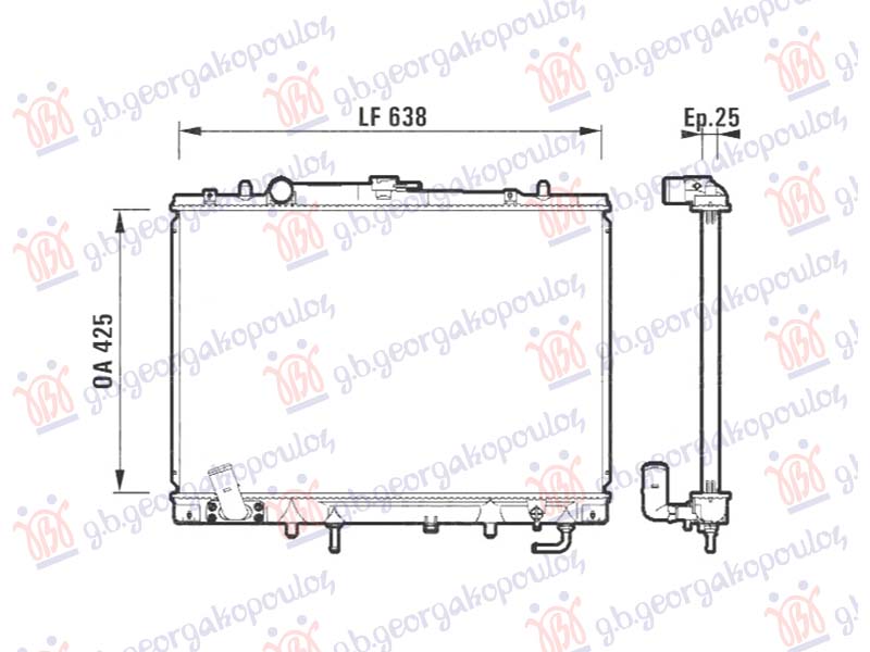 HLADNJKA MOTORA 3.0 BENZIN (MAN/AUTO) (425x638) (NRF)