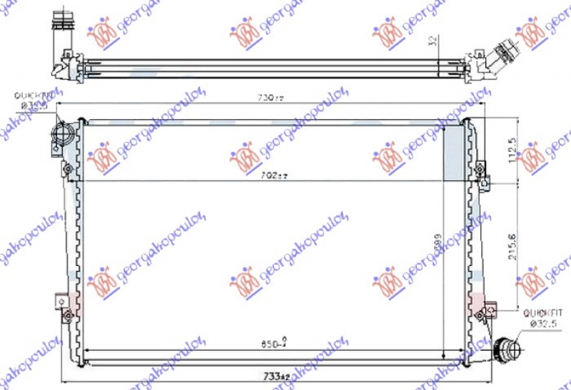 HL.M. 1.9-2.0DIZ 65x40 CEV DIJAG LEMLJEN
