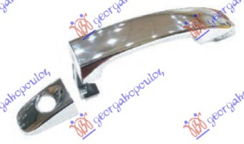 KVAKA PREDNJIH VRATA SPOLJASNJA HROM