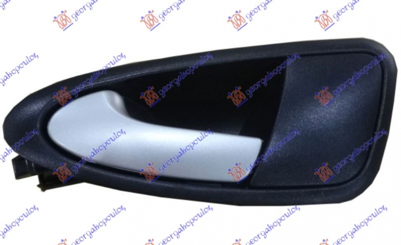 KVAKA PREDNJIH VRATA UNUTR. SREBRNA/CRNA