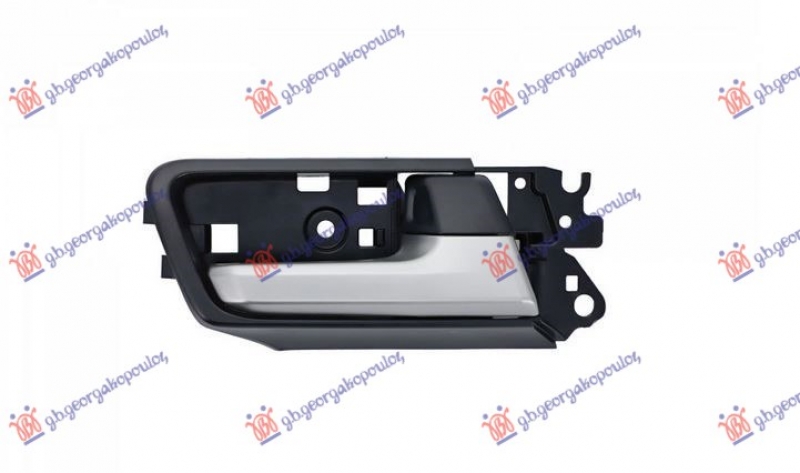 KVAKA PREDNJIH/ZADNJIH VRATA UNUTRASNJA SREBRNA/CRNA