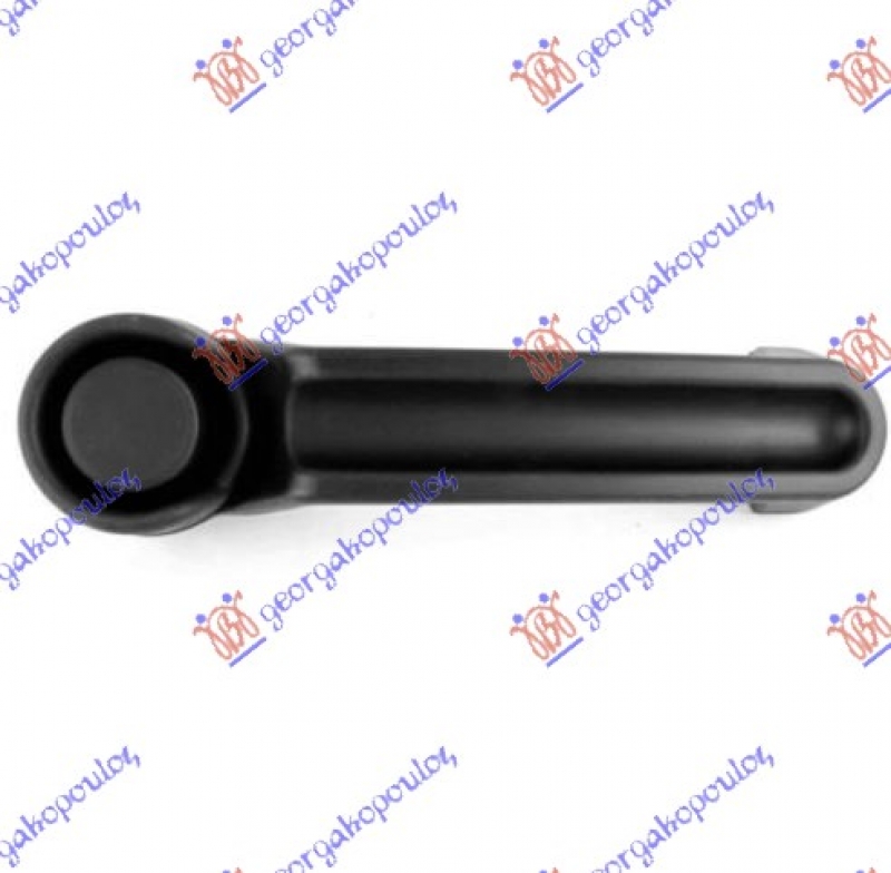 KVAKA VRATA CRNA PREDNJA / ZADNJA