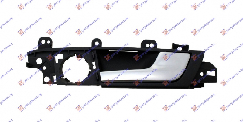 KVAKA ZADNJIH VRATA UNUTRASNJA SREBRNA/CRNA