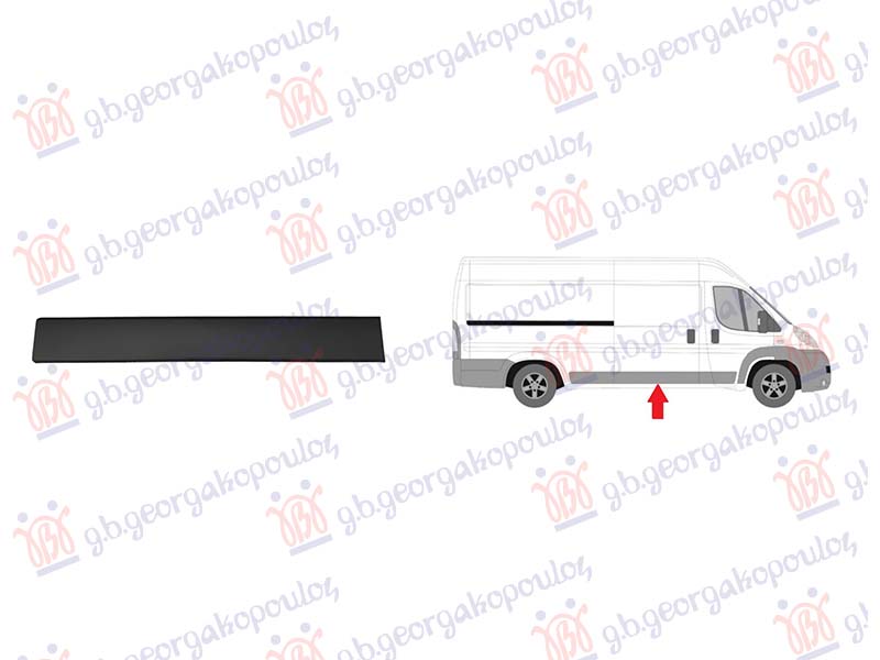 LAJSNA KLIZNIH VRATA CRNA (SREDNJA/DUGA SASIJA)