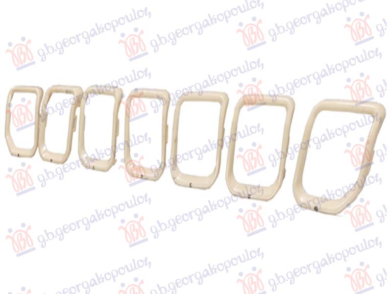 LAJSNA PVC MASKE BELA (SET 7 KOM)