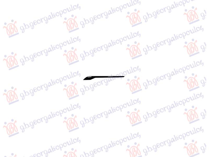 LAJSNA PVC MASKE DONJA SJAJ-CRNA