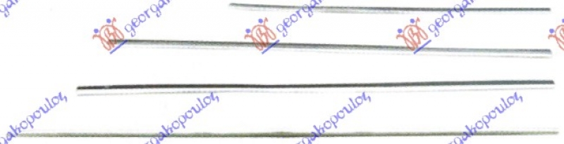 LAJSNA PVC MASKE HROM  (SET)