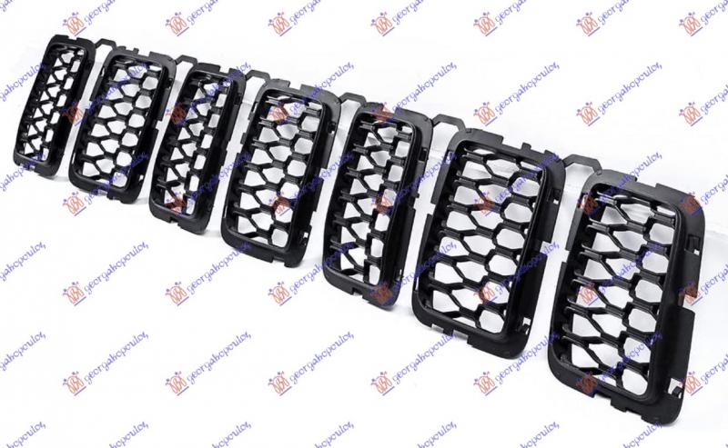 LAJSNA PVC MASKE TAMNO SIVA (SET 7 KOM)