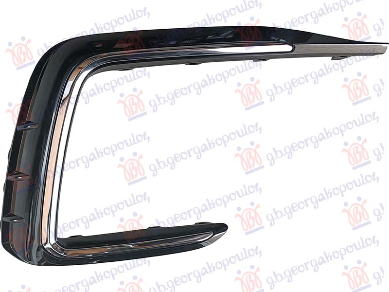 LAJSNA RESETKE PREDNJEG BRANIKA CRNA (SA HROM) (R-LINE)