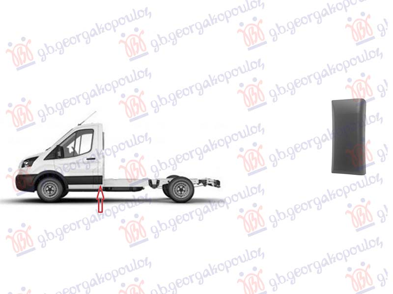 LAJSNA STUBA PREDNJIH VRATA SIVA (ZADNJI DEO) (OTVORENA KAROSERIJA)