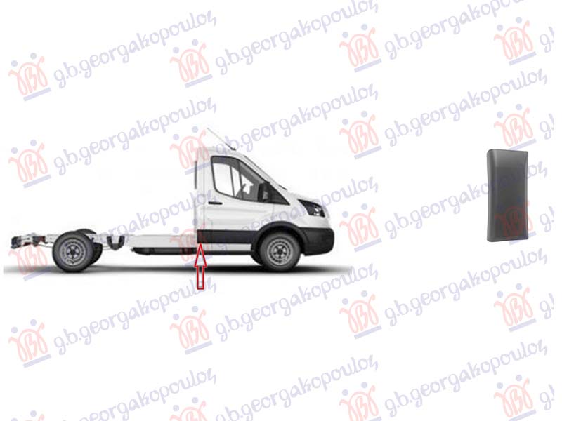 LAJSNA STUBA PREDNJIH VRATA /ZADNJI DEO) (OTVORENA KAROSERIJA)