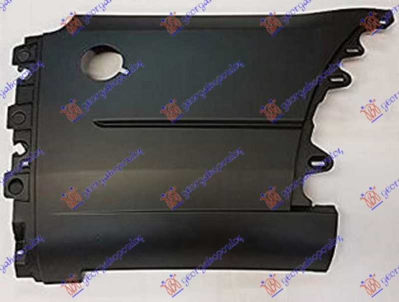 LAJSNA ZADNJEG BLATOBRANA CRNA (ZADNJI DEO) (SA OTVOROM ZA GAZISTE)