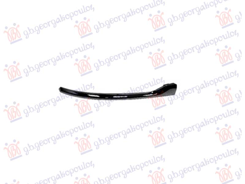 LAJSNA ZADNJEG BRANIKA DONJA BOCNA SJAJ-CRNA (BRANIK SA SAKRIVENIM OTVOROM ZA IZDUVNU CEV)