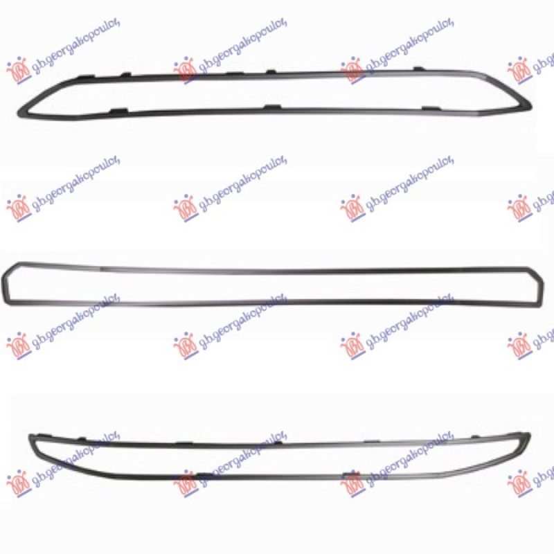 LAJSNE PVC MASKE SIVE (SET 3 KOM)