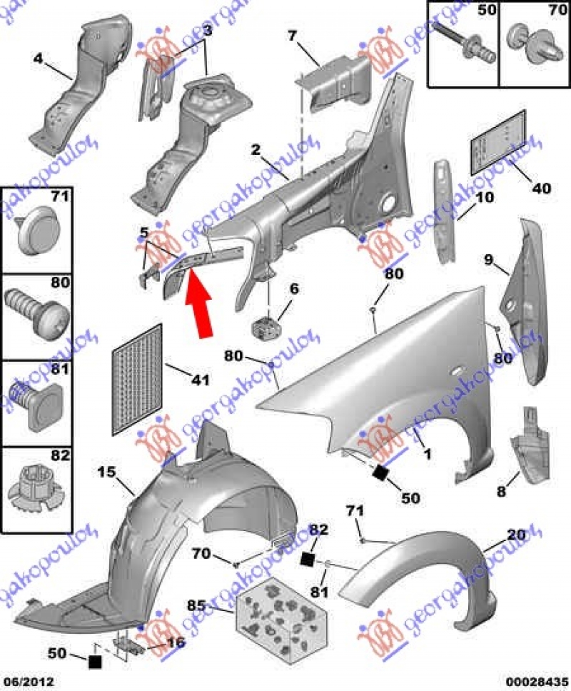 LIMENI OKVIR FARA GORNJI DEO