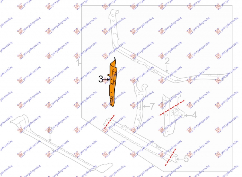 LIMENI OKVIR FARA VERTIKALAN