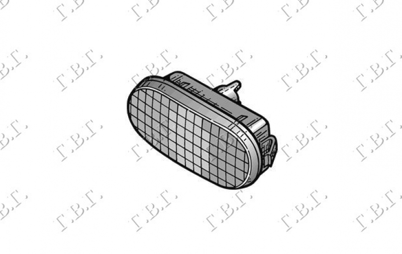 MIGAVAC U KRILU BELI OVALNI