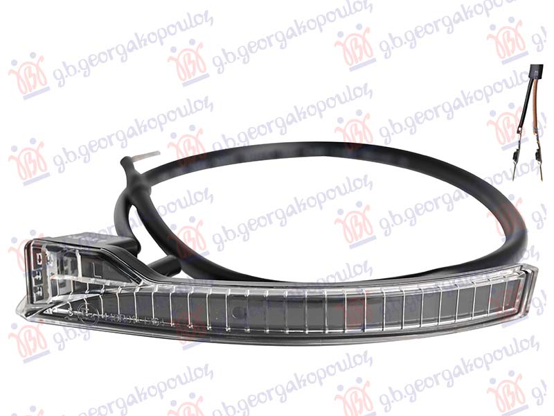 MIGAVAC U MEHANICKOM RETROVIZORU LED (2 PIN)