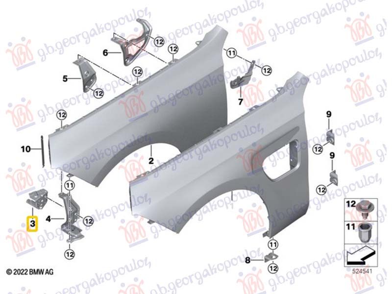 NOSAC BLATOBRANA DONJI (DEFORMACIONI ELEMENT) METAL
