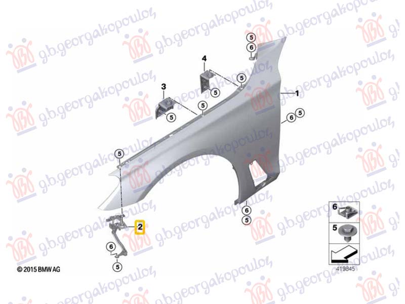 NOSAC BLATOBRANA DONJI METAL