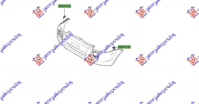 NOSAC BRANIKA BOCNI (KOPCA) PLAST. (L=D)