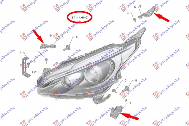 NOSAC FARA PLASTICNI (SET 3 KOM)