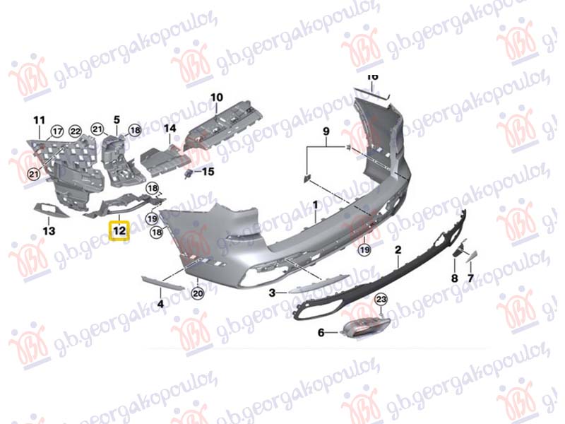 NOSAC OKVIRA IZDUVNE CEVI PLASTICNI (M-SPORT)