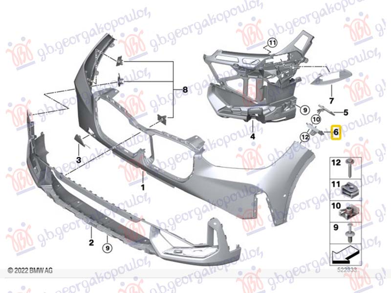NOSAC PREDNJEG BRANIKA BOCNI DONJI PLASTICNI