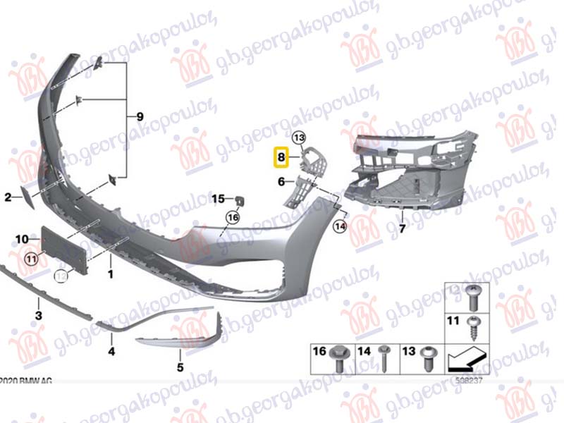 NOSAC PREDNJEG BRANIKA BOCNI GORNJI PLASTICNI