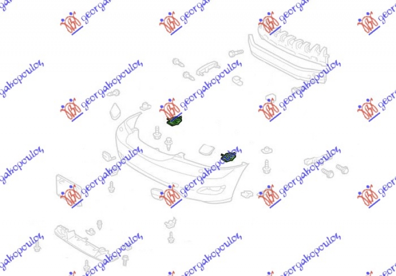 NOSAC PREDNJEG BRANIKA GORNJI PLAST. L=D