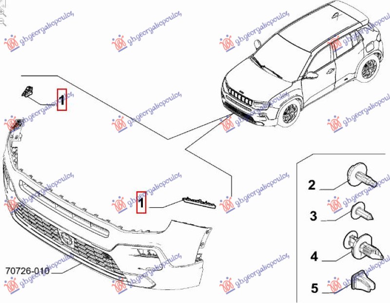 NOSAC PREDNJEG BRANIKA (O)