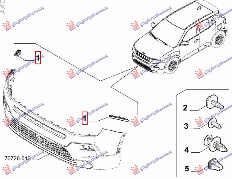NOSAC PREDNJEG BRANIKA (O)
