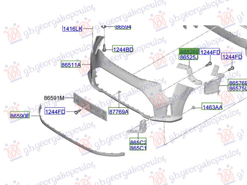 NOSAC PREDNJEG BRANIKA PLASTICNI