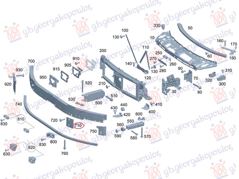 NOSAC SINE PREDNJEG BRANIKA ALUMINIJUM