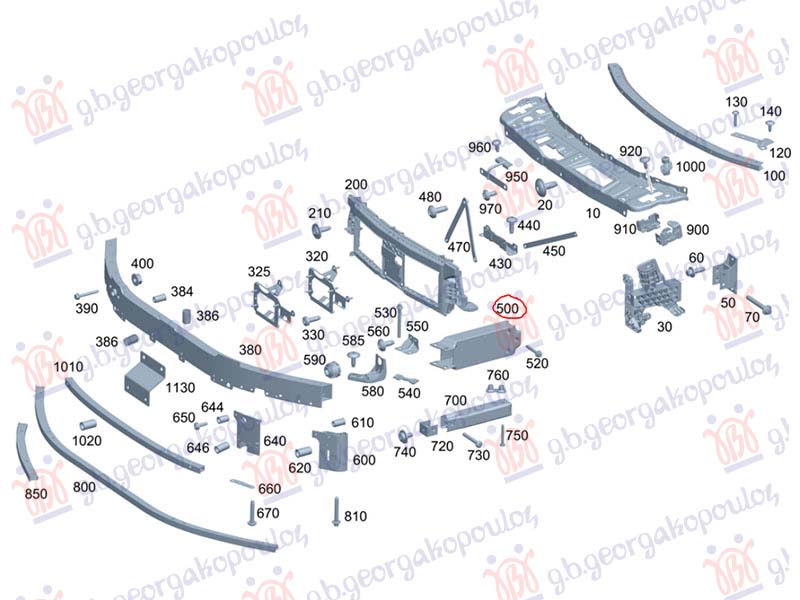 NOSAC SINE PREDNJEG BRANIKA ALUMINIJUM