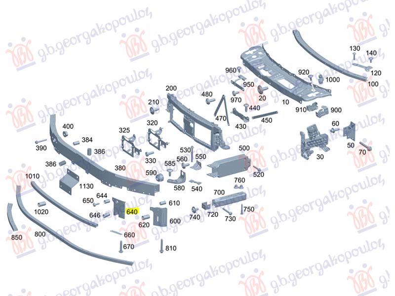 NOSAC SINE PREDNJEG BRANIKA UNUTRASNJI ALUMINIJUM