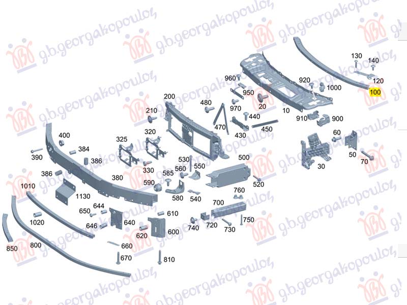 NOSAC VEZNOG LIMA GORNJI ALUMINIJUM