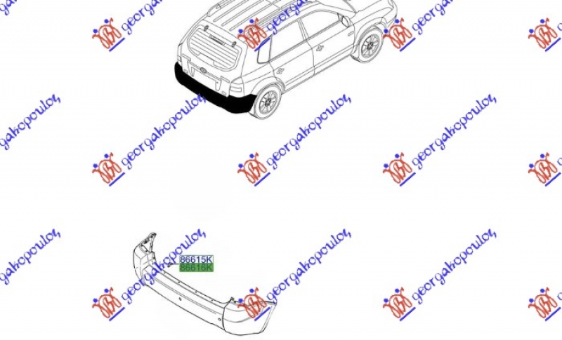 NOSAC ZADNJEG BRANIKA BOCNI PLASTICNI