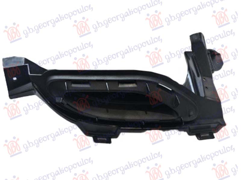 OKVIR IZDUVNE CEVI CRNI (OTVORI ZA LAJSNU) (AMG)