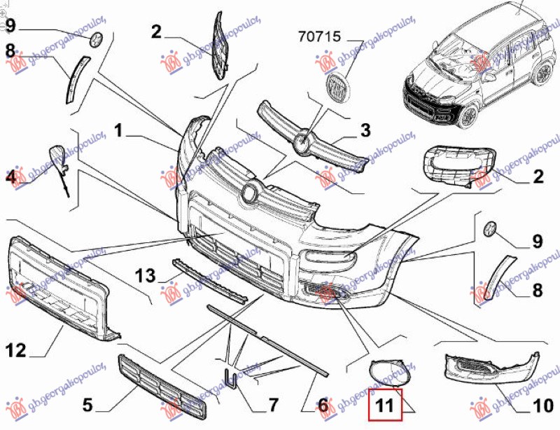 OKVIR MAGLENKE (4X4/TREKKING) (O)
