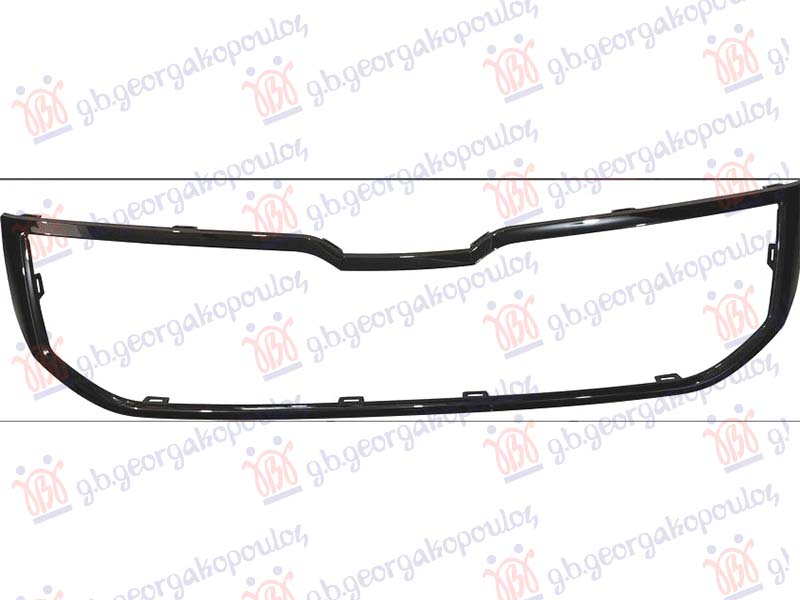 OKVIR PVC MASKE CRNI