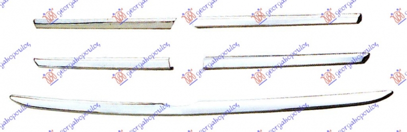 OKVIR PVC MASKE HROM SET