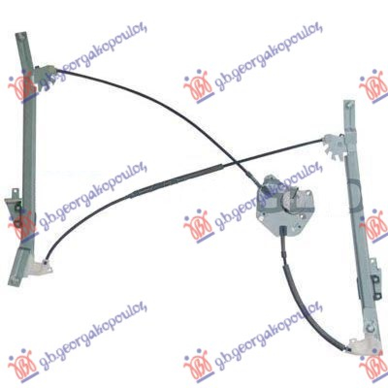 PODIZAC PREDNJEG PROZORA ELEKTRICNI (BEZ MOTORA) (A KVALITET)