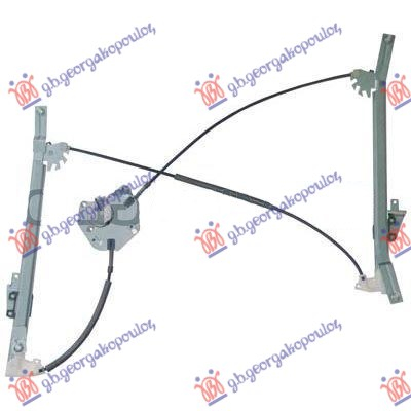 PODIZAC PREDNJEG PROZORA ELEKTRICNI (BEZ MOTORA) (A KVALITET)