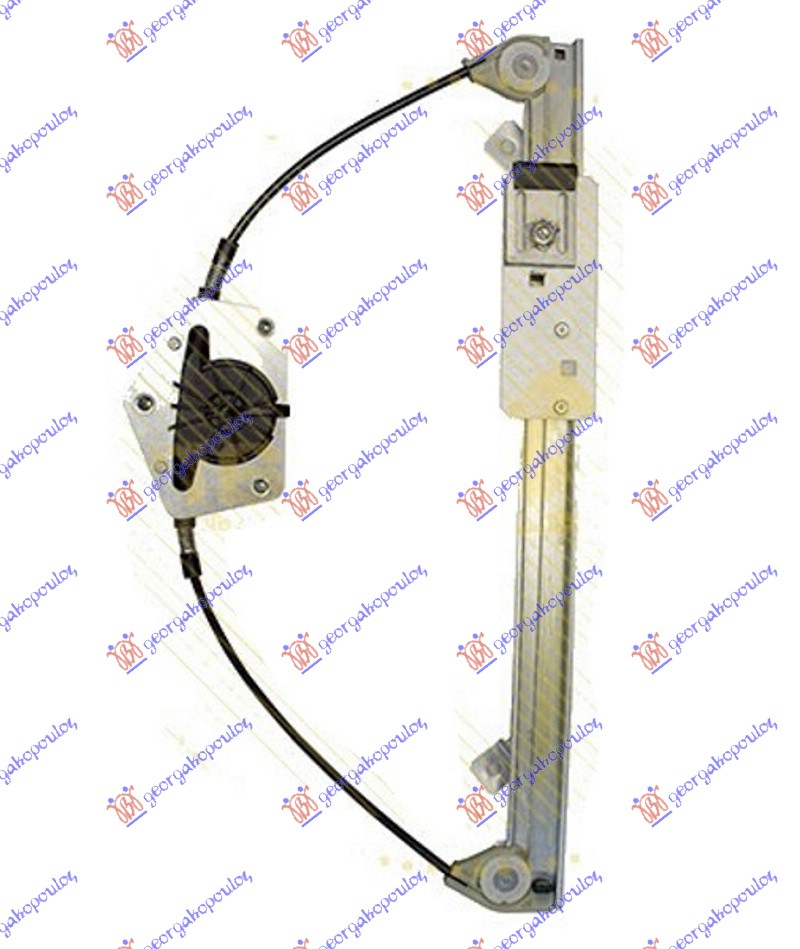 PODIZAC ZADNJEG PROZORA ELEKTRICNI (BEZ MOTORA) (SA NOSACEM) (A KVALITET)