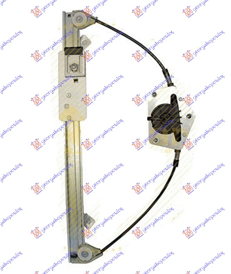 PODIZAC ZADNJEG PROZORA ELEKTRICNI (BEZ MOTORA) (SA NOSACEM) (A KVALITET)