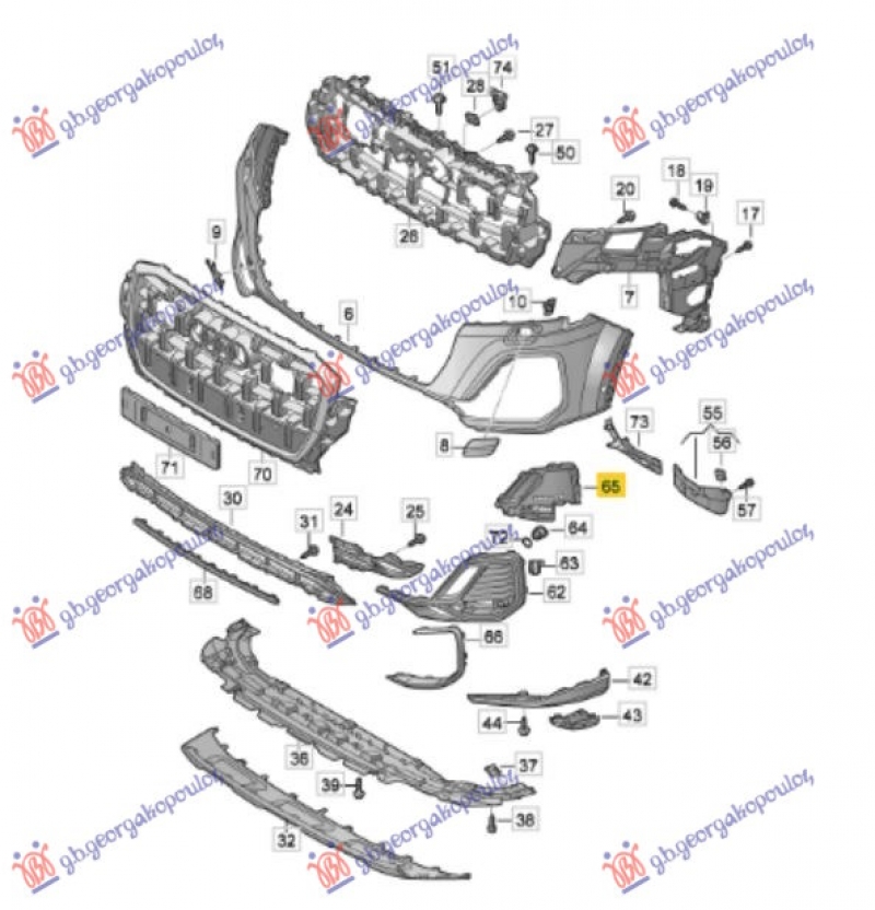 POKLOPAC MAGLENKE PLASTICNI (S-LINE/SQ7)
