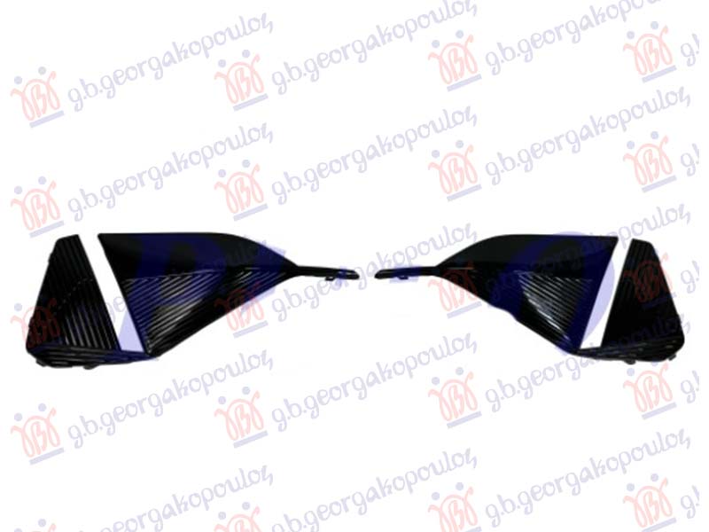 POKLOPAC MAGLENKE SJAJ-CRNI (SET 2 KOM)